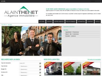 alainthenet-immobilier.fr website preview
