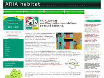 ariahabitat.com website preview