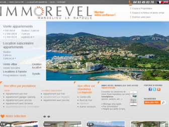 revel-immobilier-mandelieu.com website preview
