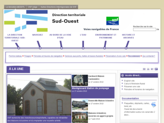 sudouest.vnf.fr website preview