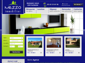 mezzo-immobilier.com website preview