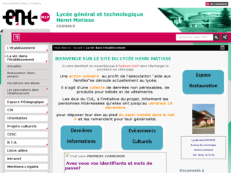 henri-matisse.entmip.fr website preview