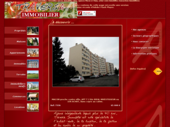 traversa-immobilier.com website preview