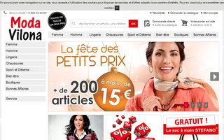 modavilona.fr website preview