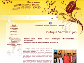 boutique-samva.com website preview