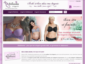 sibellissima-lingerie.fr website preview