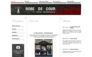 robe-de-cour.net website preview