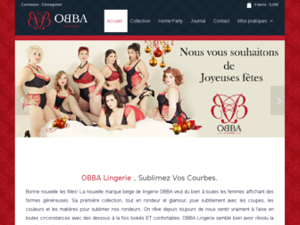 obba-lingerie.com website preview