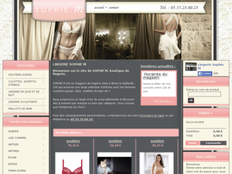 lingerie-sophiem.com website preview