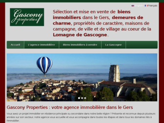 gascony-properties.fr website preview