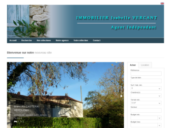 immobilier-vercant.com website preview