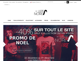 listenoire-paris.com website preview