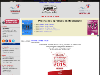 triathlon-bourgogne.com website preview