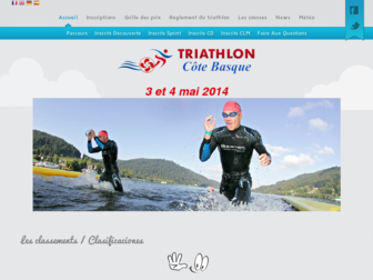 triathlon-cotebasque.fr website preview