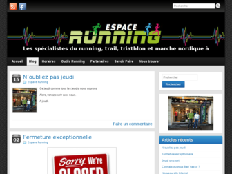 espace-running.fr website preview