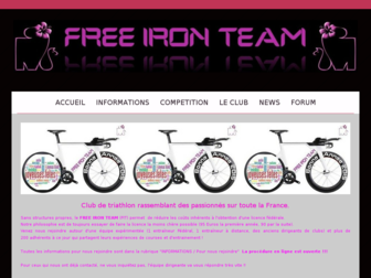 free-iron-team.jimdo.com website preview