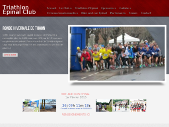 triathlonepinalclub.org website preview