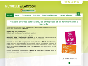 mutuelledulacydon.fr website preview