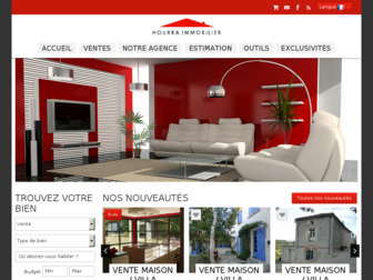 hourra-immobilier.com website preview