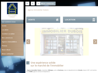 immobilier-dubois-merignac.fr website preview