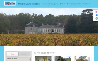 plimmobilier.fr website preview