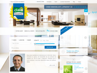 lormont.cimm-immobilier.fr website preview