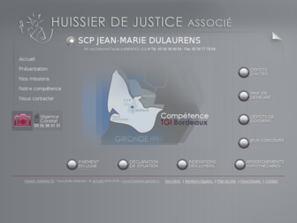 huissiers-gironde.fr website preview