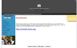 loire.ffrandonnee.fr website preview