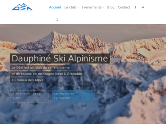 dauphine-ski-alpinisme.fr website preview