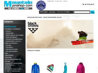 mountainproshop.com website preview