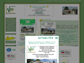 maisons-viva-lacanau.fr website preview