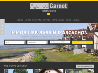 agence-carnot-immobilier.fr website preview
