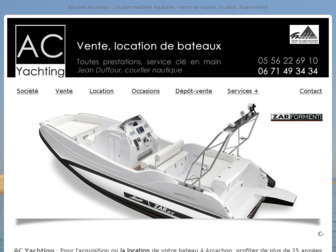 ac-yachting.com website preview