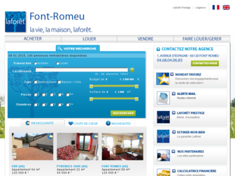 laforet-font-romeu.com website preview