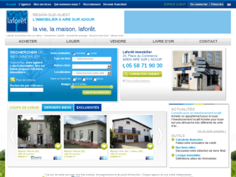 laforet-immobilier-aire-sur-adour.com website preview