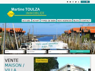 agence-toulza.com website preview