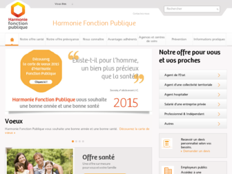 harmonie-fonction-publique.fr website preview