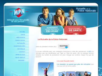 mpn-france.fr website preview