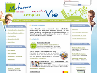 mutame-normandie.fr website preview