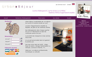 urbansejour.com website preview