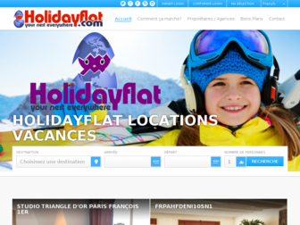 holidayflat.fr website preview