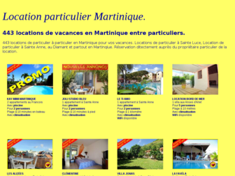 location-particulier-martinique.com website preview