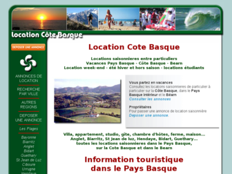 location-cote-basque.com website preview