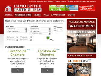 val-d-oise.immo-entre-particuliers.com website preview