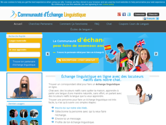 echangeslinguistiques.com website preview