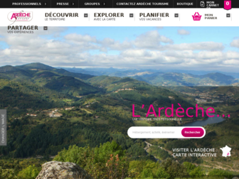 ardeche-guide.com website preview