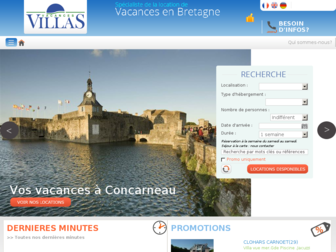 vacances-villas.com website preview