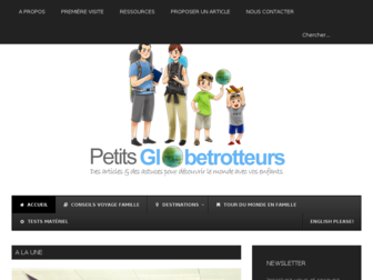 petitsglobetrotteurs.com website preview