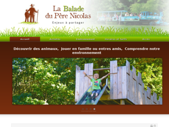 la-balade-du-pere-nicolas.com website preview
