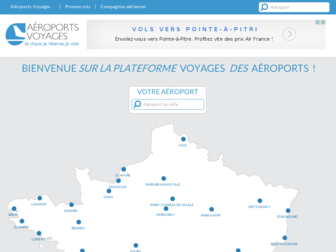 aeroports-voyages.fr website preview